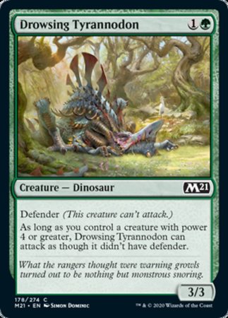 Drowsing Tyrannodon [Core Set 2021] | Exor Games Truro