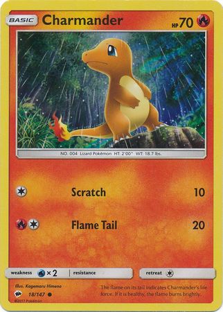 Charmander (18/147) (Premium Collection Promo) [Sun & Moon: Burning Shadows] | Exor Games Truro