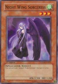 Night Wing Sorceress [CRMS-EN025] Common | Exor Games Truro