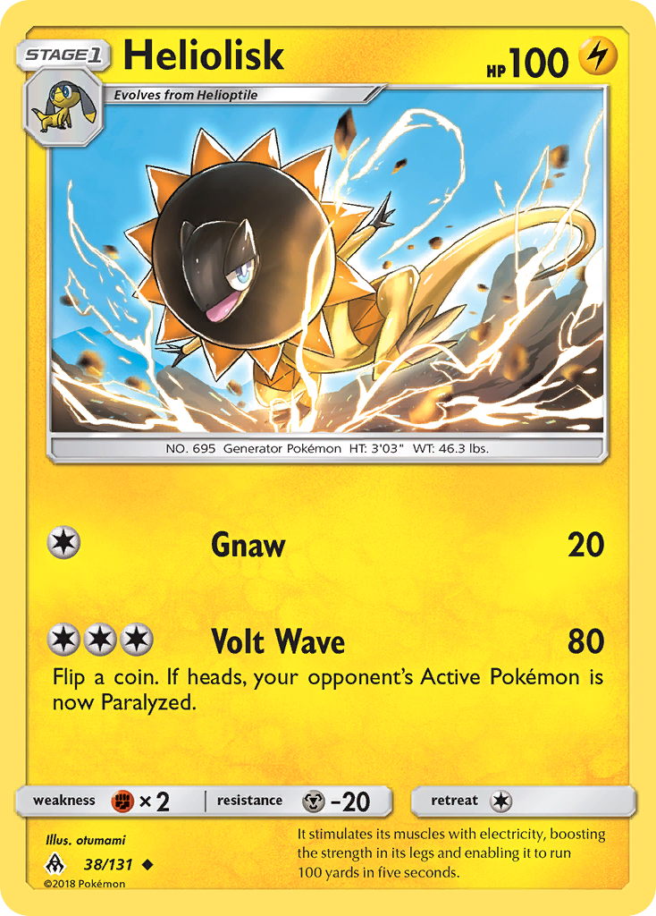 Heliolisk (38/131) [Sun & Moon: Forbidden Light] | Exor Games Truro