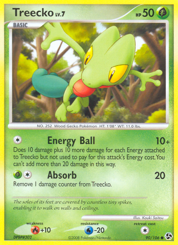 Treecko (90/106) [Diamond & Pearl: Great Encounters] | Exor Games Truro