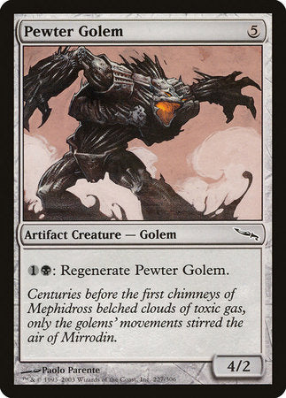 Pewter Golem [Mirrodin] | Exor Games Truro