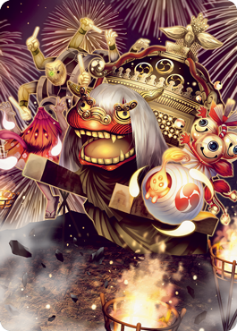 March of Reckless Joy Art Card [Kamigawa: Neon Dynasty Art Series] | Exor Games Truro