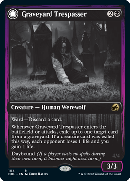 Graveyard Trespasser // Graveyard Glutton [Innistrad: Double Feature] | Exor Games Truro