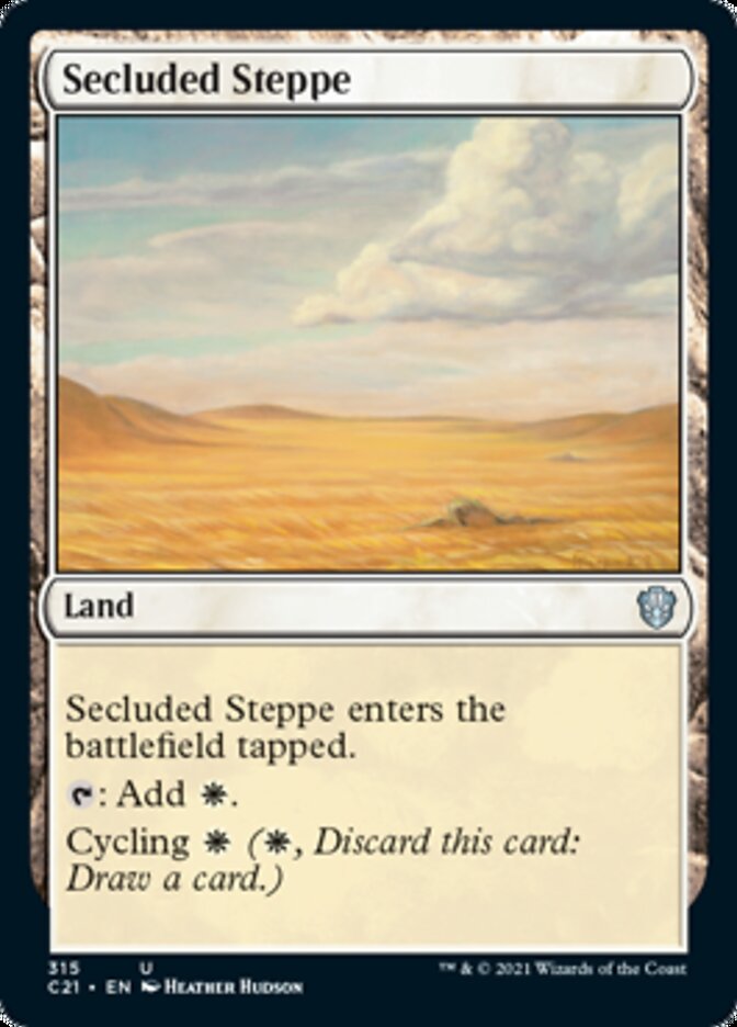 Secluded Steppe [Commander 2021] | Exor Games Truro