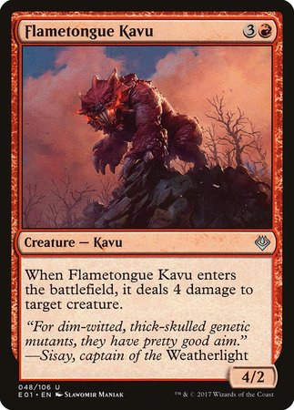 Flametongue Kavu [Archenemy: Nicol Bolas] | Exor Games Truro