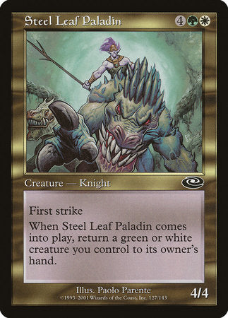 Steel Leaf Paladin [Planeshift] | Exor Games Truro