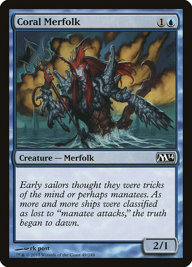 Coral Merfolk [Magic 2014] | Exor Games Truro