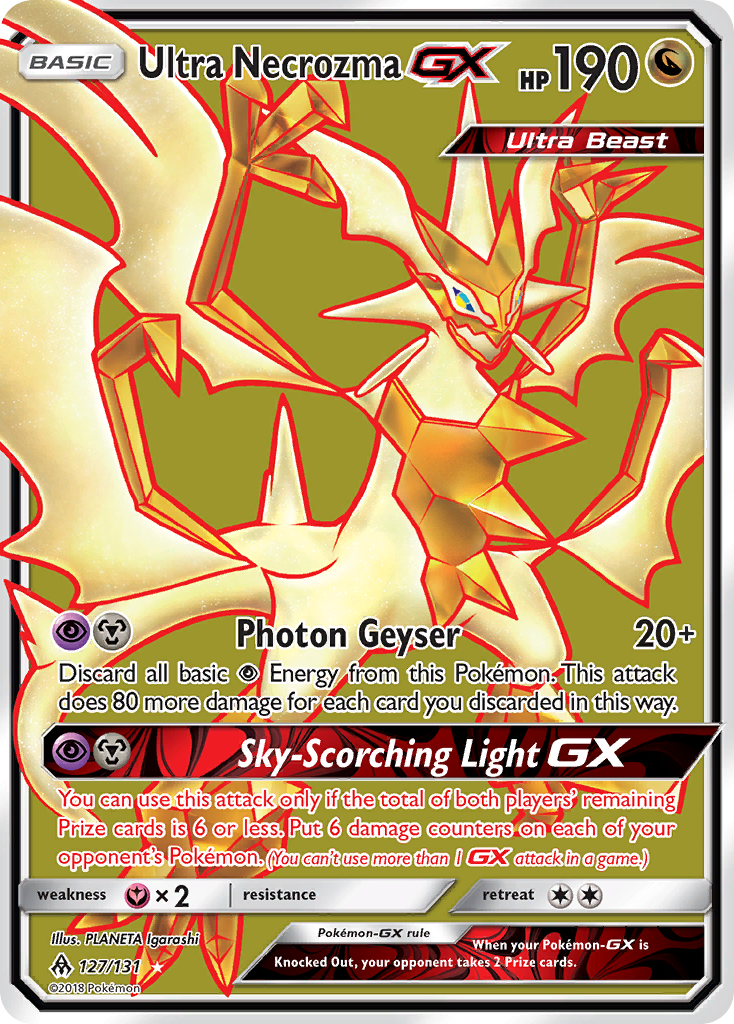 Ultra Necrozma GX (127/131) [Sun & Moon: Forbidden Light] | Exor Games Truro