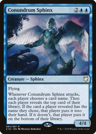 Conundrum Sphinx [Commander 2018] | Exor Games Truro