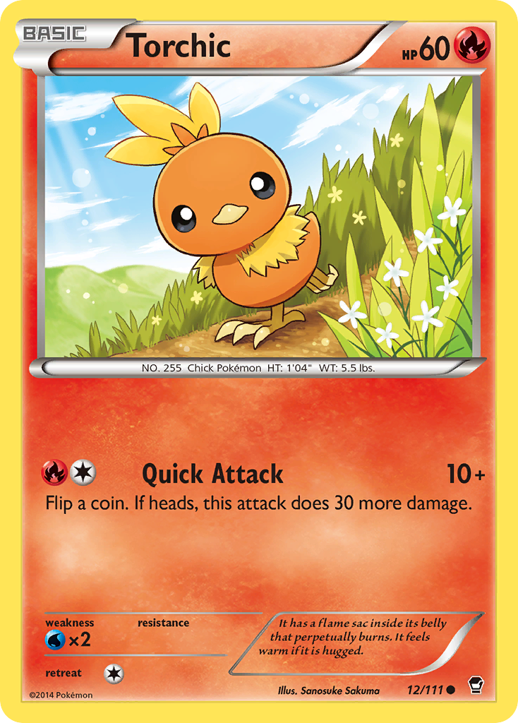 Torchic (12/111) [XY: Furious Fists] | Exor Games Truro