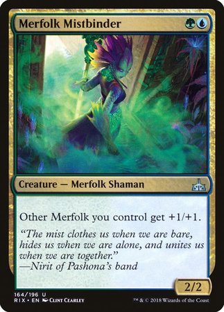 Merfolk Mistbinder [Rivals of Ixalan] | Exor Games Truro