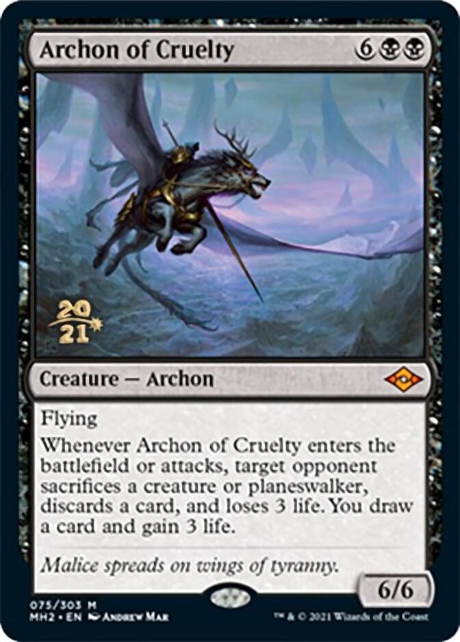 Archon of Cruelty [Modern Horizons 2 Prerelease Promos] | Exor Games Truro