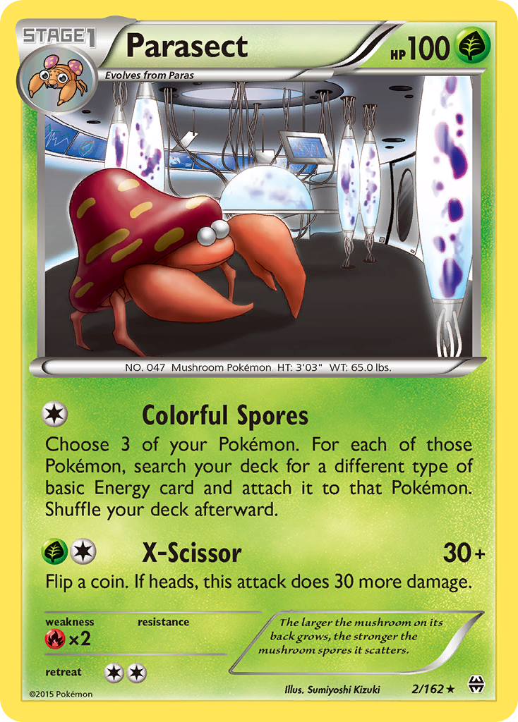 Parasect (2/162) [XY: BREAKthrough] | Exor Games Truro