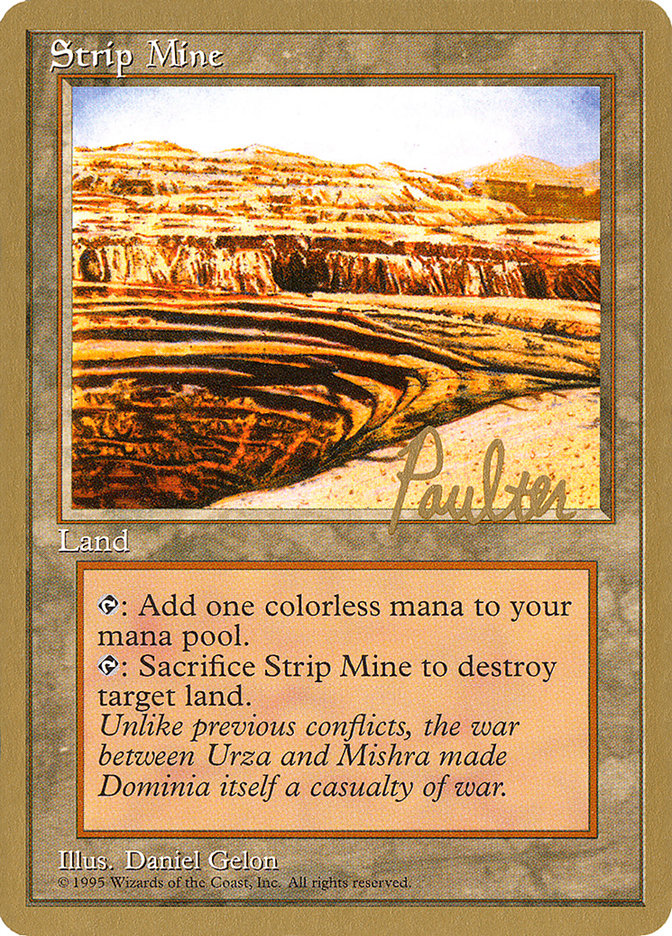 Strip Mine (Preston Poulter) [Pro Tour Collector Set] | Exor Games Truro