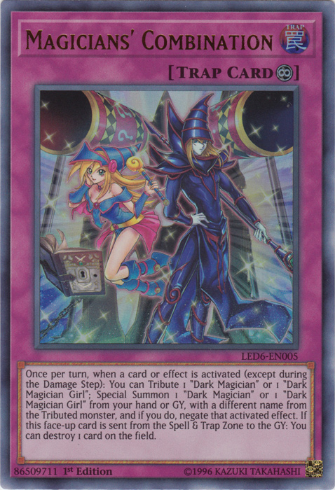 Magicians' Combination [LED6-EN005] Ultra Rare | Exor Games Truro