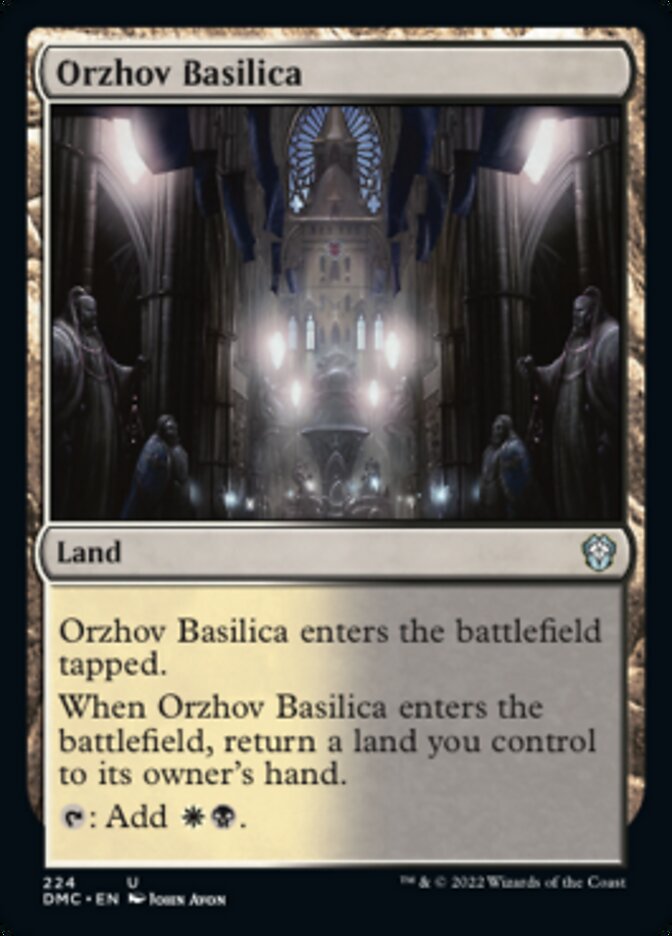 Orzhov Basilica [Dominaria United Commander] | Exor Games Truro