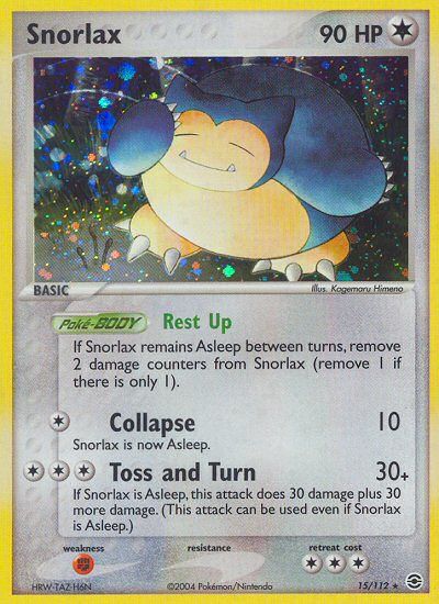 Snorlax (15/112) [EX: FireRed & LeafGreen] | Exor Games Truro