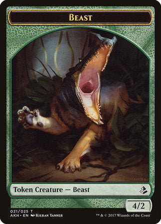 Beast Token [Amonkhet Tokens] | Exor Games Truro