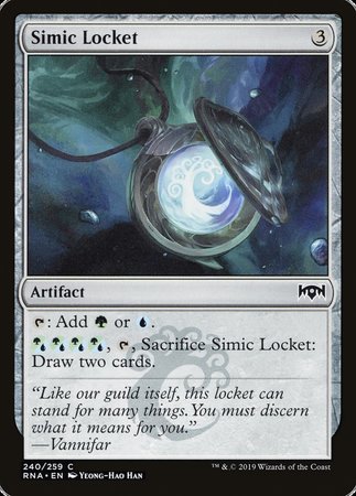 Simic Locket [Ravnica Allegiance] | Exor Games Truro