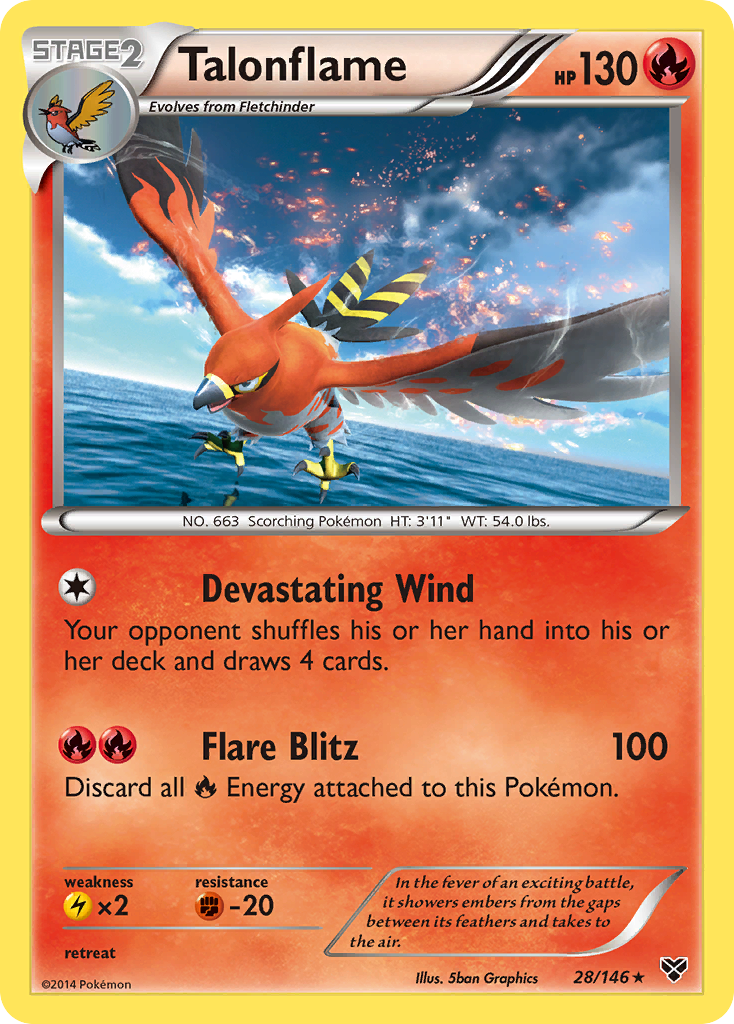 Talonflame (28/146) [XY: Base Set] | Exor Games Truro