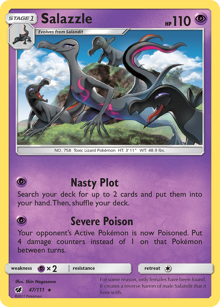 Salazzle (47/111) [Sun & Moon: Crimson Invasion] | Exor Games Truro