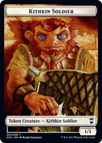 Kithkin Soldier // Pegasus Double-sided Token [Kaldheim Commander Tokens] | Exor Games Truro