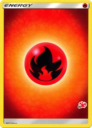 Fire Energy (Charizard Stamp #38) [Battle Academy 2020] | Exor Games Truro