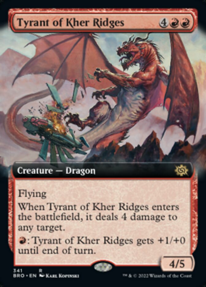 Tyrant of Kher Ridges (Extended Art) [The Brothers' War] | Exor Games Truro