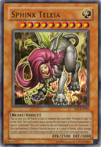 Sphinx Teleia [EP1-EN003] Ultra Rare | Exor Games Truro