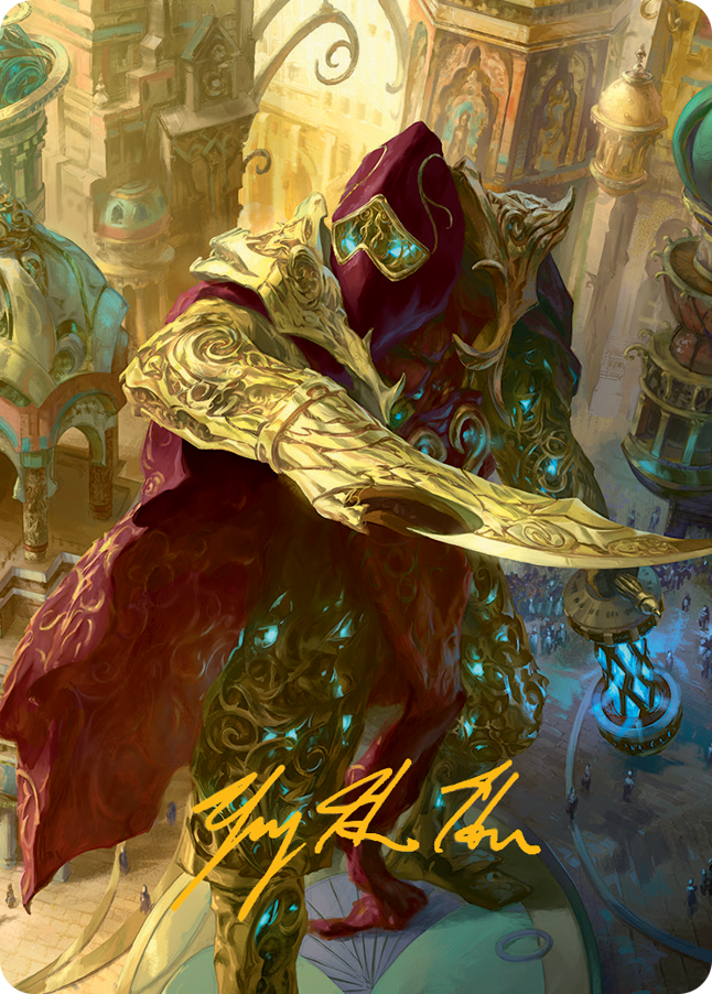 Baral, Chief of Compliance Art Card (Gold-Stamped Signature) [March of the Machine Art Series] | Exor Games Truro