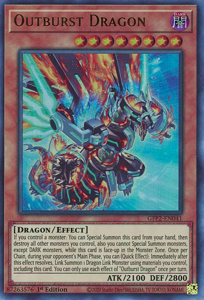 Outburst Dragon [GFP2-EN041] Ultra Rare | Exor Games Truro