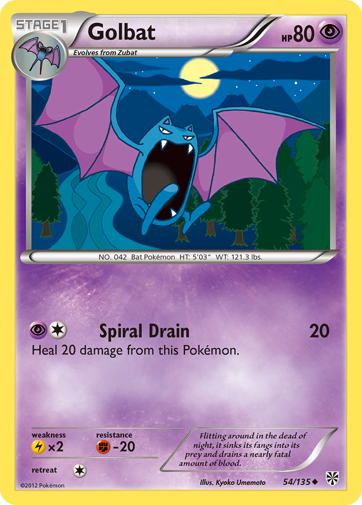 Golbat (54/135) [Black & White: Plasma Storm] | Exor Games Truro