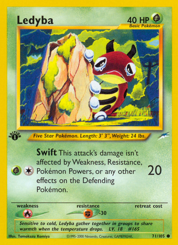 Ledyba (71/105) [Neo Destiny 1st Edition] | Exor Games Truro