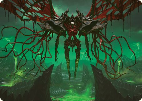 Archfiend of the Dross Art Card [Phyrexia: All Will Be One Art Series] | Exor Games Truro