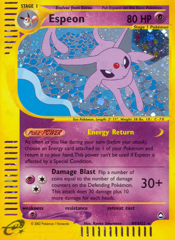 Espeon (H9/H32) [Aquapolis] | Exor Games Truro