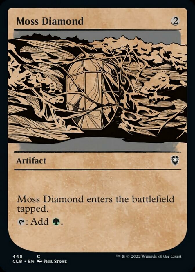 Moss Diamond (Showcase) [Commander Legends: Battle for Baldur's Gate] | Exor Games Truro