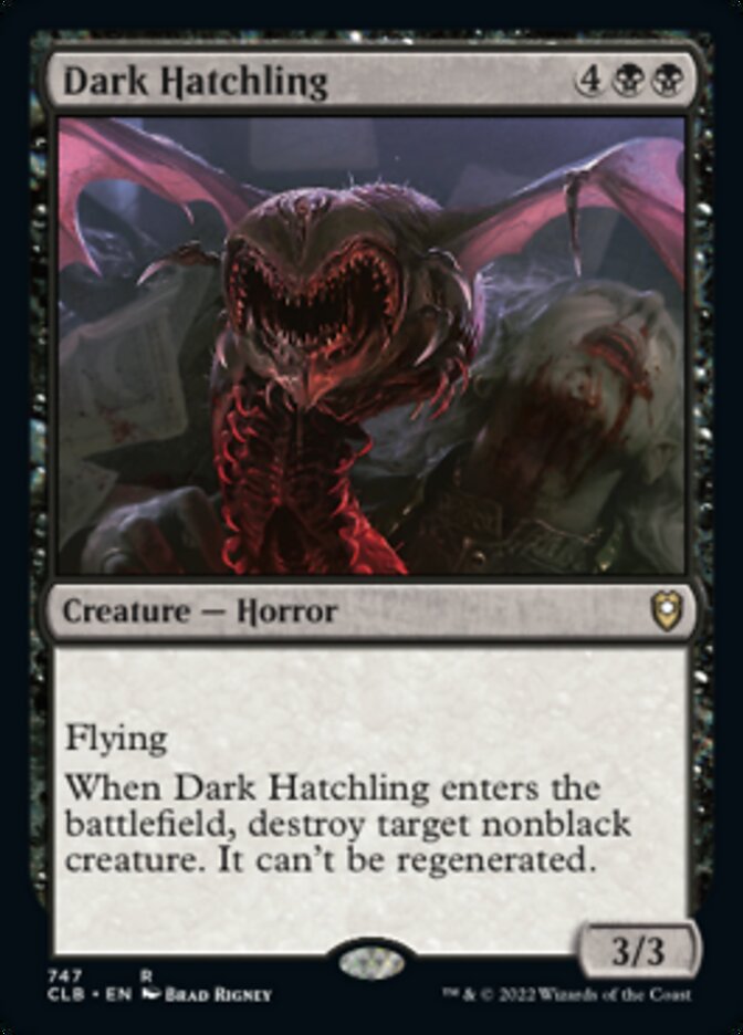 Dark Hatchling [Commander Legends: Battle for Baldur's Gate] | Exor Games Truro