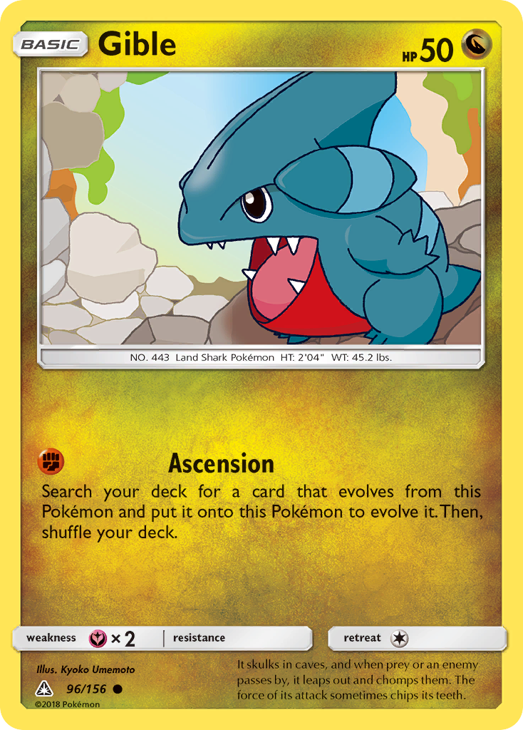 Gible (96/156) [Sun & Moon: Ultra Prism] | Exor Games Truro