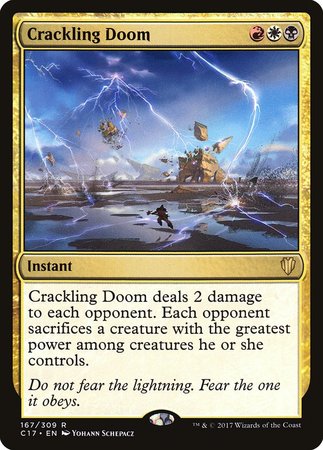 Crackling Doom [Commander 2017] | Exor Games Truro