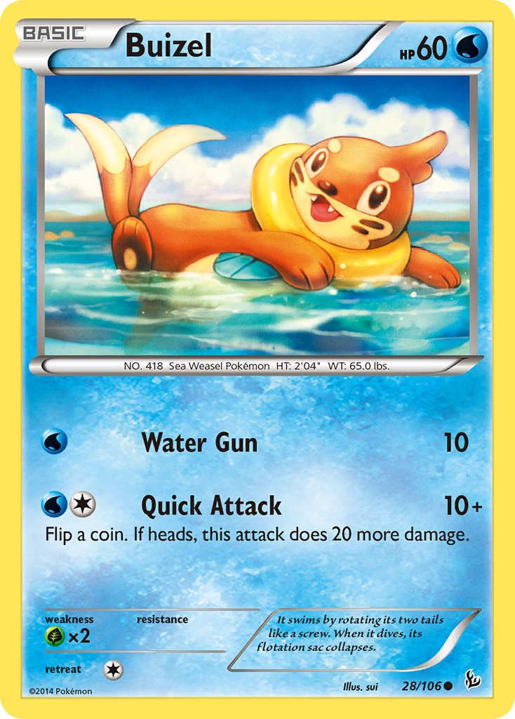 Buizel (28/106) [XY: Flashfire] | Exor Games Truro