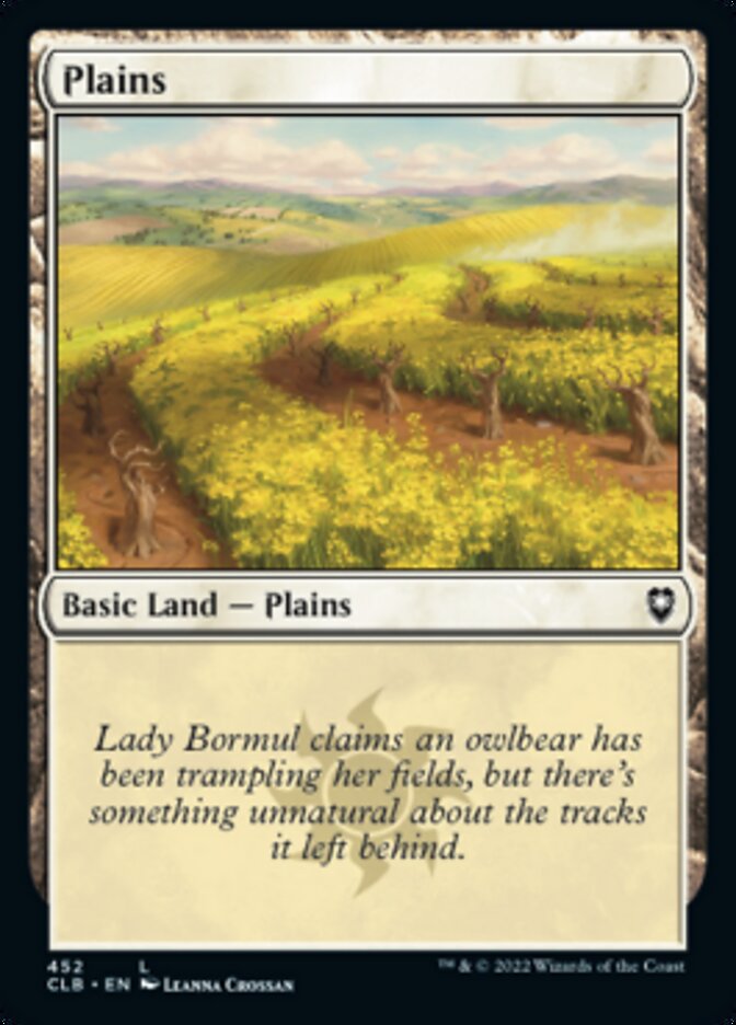 Plains (452) [Commander Legends: Battle for Baldur's Gate] | Exor Games Truro