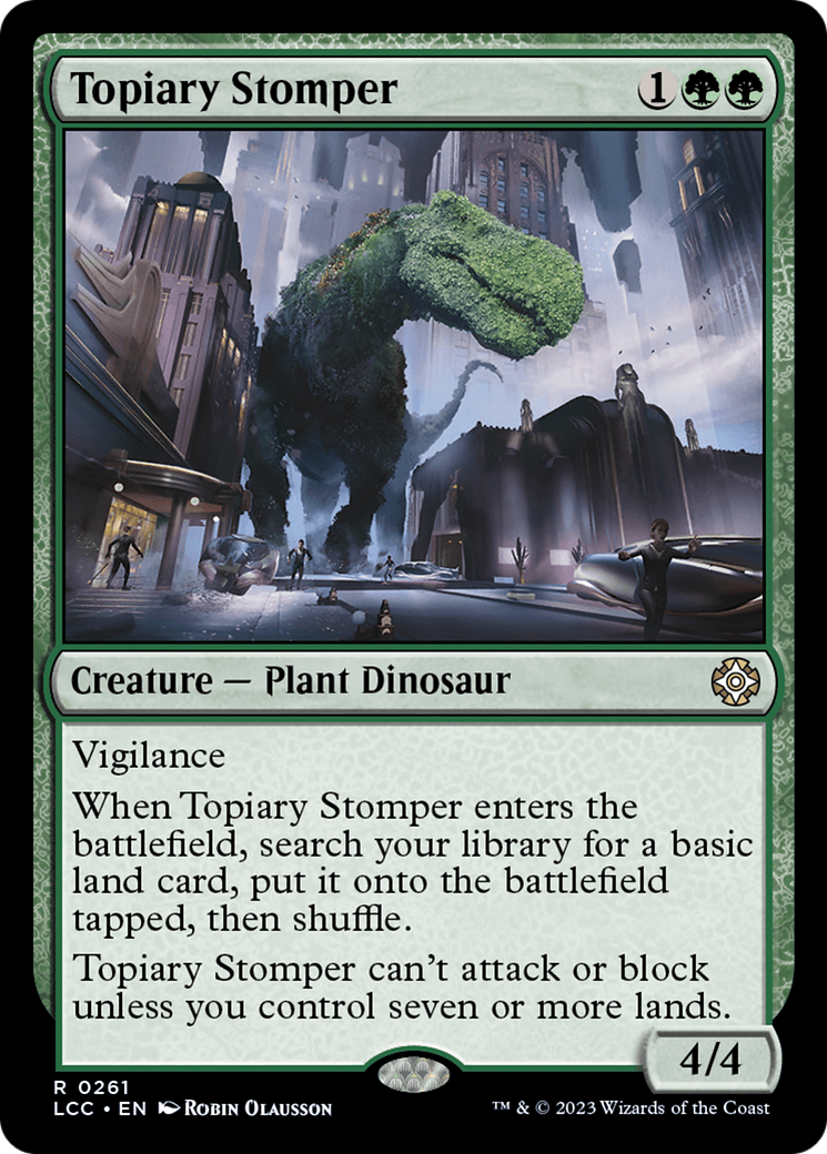 Topiary Stomper [The Lost Caverns of Ixalan Commander] | Exor Games Truro