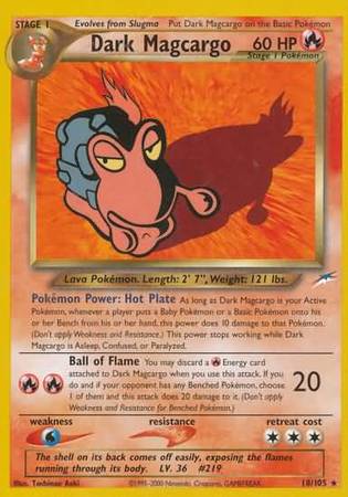 Dark Magcargo (18/105) [Neo Destiny Unlimited] | Exor Games Truro