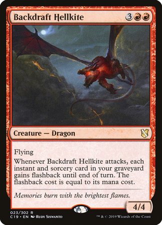 Backdraft Hellkite [Commander 2019] | Exor Games Truro