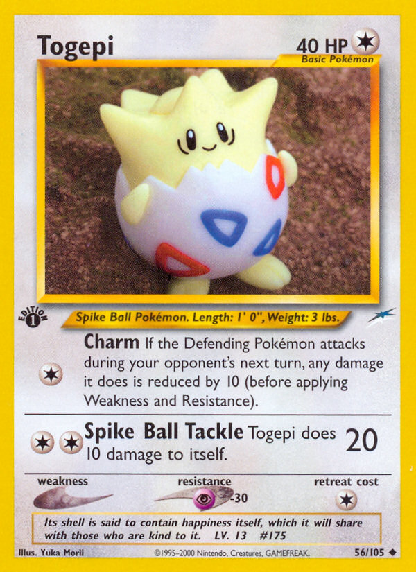 Togepi (56/105) [Neo Destiny 1st Edition] | Exor Games Truro