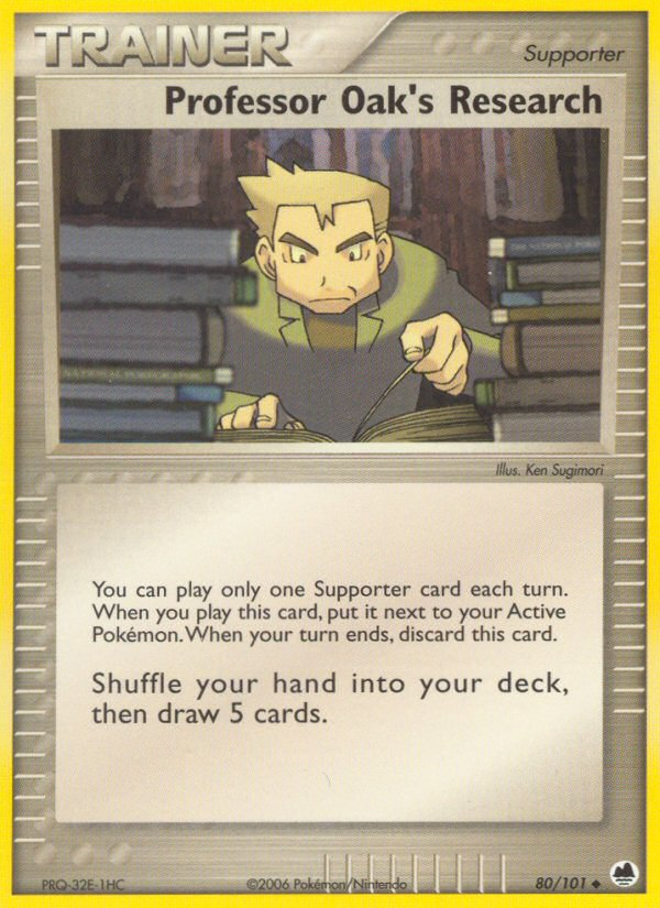 Professor Oak's Research (80/101) [EX: Dragon Frontiers] | Exor Games Truro