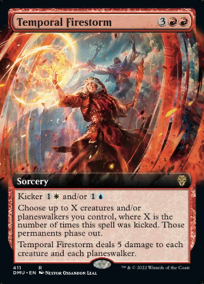 Temporal Firestorm (Extended Art) [Dominaria United] | Exor Games Truro