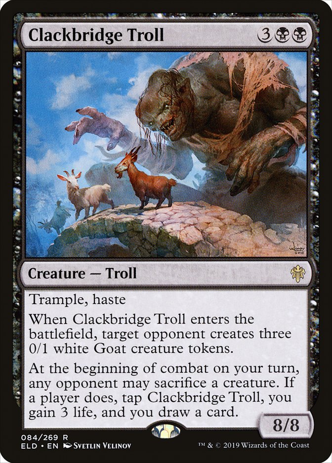 Clackbridge Troll [Throne of Eldraine] | Exor Games Truro