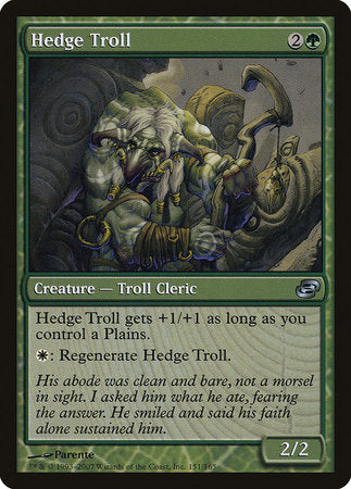 Hedge Troll [Planar Chaos] | Exor Games Truro